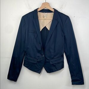 Free People Women's Navy Blazer Y2K size 0